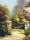 Gate Canvas Paintings - Rose Gate